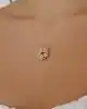 Açılabilir Taşlı Çiçek Kolye