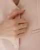 Altın Dörtgen Yüzük