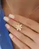 Altın Lotus Kolye