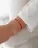 Altın Mini Boş Kalp Bileklik