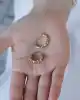 Altın Mini Burgu Halka Küpe