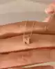 Altın Mini Harf Kolye