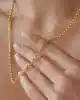Altın Mix Zincir Kolye