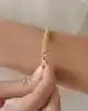 Altın Örgü Zincir Bileklik