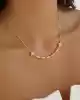 Altın Yoncalı Tasarım Kolye