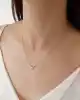Altın Taşlı Kelebek Kolye