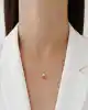 Altın Taşlı Minimal Kolye