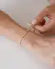 Altın Taşlı Petek Bileklik