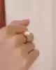 Altın Tek İnci Yüzük