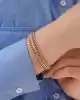 Altın Viyana Zincir Bileklik