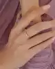 Altın Zigzag Yüzük