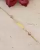 Araba Figürlü Altın Çocuk Bileklik