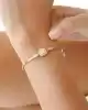 Baget Taşlı Altın Bileklik