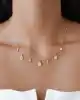Baget Taşlı Altın Kolye