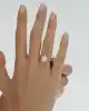 Baget Taşlı Altın Yüzük