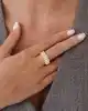 Baget Taşlı Altın Yüzük