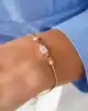 Baget Taşlı İtalyan Zincir Bileklik