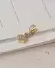 Baget Taşlı Kalp Kolye Ucu
