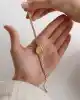 Balıksırtı Zincir Model Altın Saat