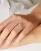 Beyaz Altın Baget Yüzük