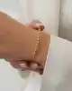 Beyaz Altın Detaylı Dorika Bileklik