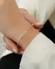 Beyaz Altın Detaylı Dorika Bileklik