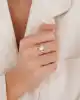 Beyaz Altın İnci Yüzük