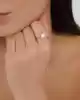 Beyaz Altın İnci Yüzük