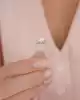 Beyaz Altın İnci Yüzük
