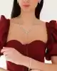 Beyaz Altın Taşlı Bileklik