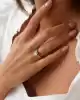Beyaz Altın Tektaş Yüzük