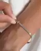 Beyaz Altın Tria Suyolu Bileklik
