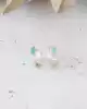 Beyaz Güvercin Altın Küpe