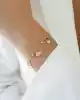 Beyaz Mineli Mini Hayvan Figürlü Bileklik