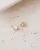 Beyaz Taşlı Çocuk Küpe