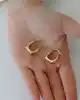 Bold İtalyan Halka Küpe