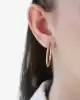 Burgu Altın Halka Küpe