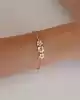 Çiçek Figürlü Altın Bileklik