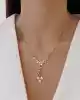 Çiçek Figürlü Altın Kolye