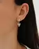 Çiçek Figürlü Altın Küpe