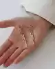 Çubuk Sallantılı Altın Küpe