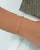 Desenli Altın Ataç Zincir Bileklik