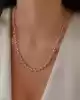 Dorika Detaylı Altın Zincir Kolye