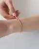 Dorika Toplu Altın Çizgi Bileklik