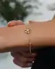 Dorika Toplu Taşlı Kar Tanesi Bileklik