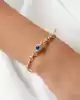 Dorikalı Göz Nazarlı Altın Bileklik