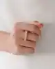 Dörtgen Taşlı Altın Yüzük