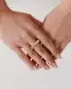 Dörtgen Taşlı Altın Yüzük
