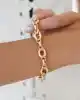 Düğüm Detaylı Altın Zincir Bileklik