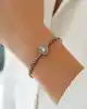 Eskitme Altın Kelepçe Bileklik
